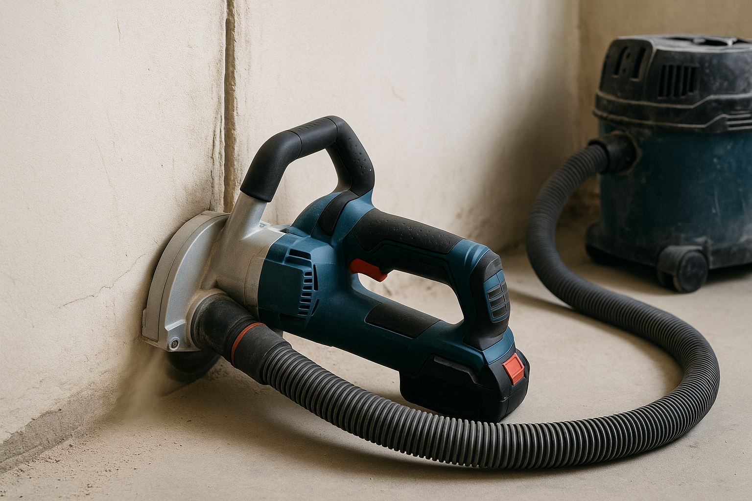 Bosch GNF 35 CA — bruzdownica pod przewody - test z odciągiem pyłu w praktycznym użyciu